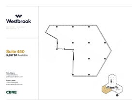 1 Westbrook Corporate Ctr, Westchester, IL à louer Plan d’étage– Image 1 sur 1