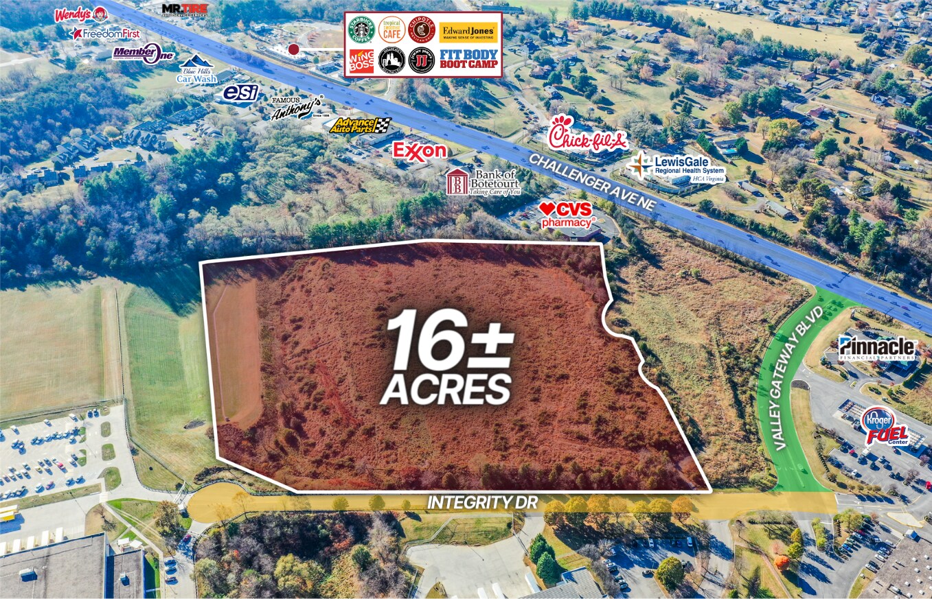 0 Valley Gateway Blvd, Roanoke, VA à vendre Photo principale– Image 1 sur 5