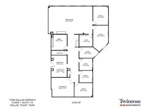 17000 Dallas Pkwy, Dallas, TX à louer Plan de site– Image 1 sur 1