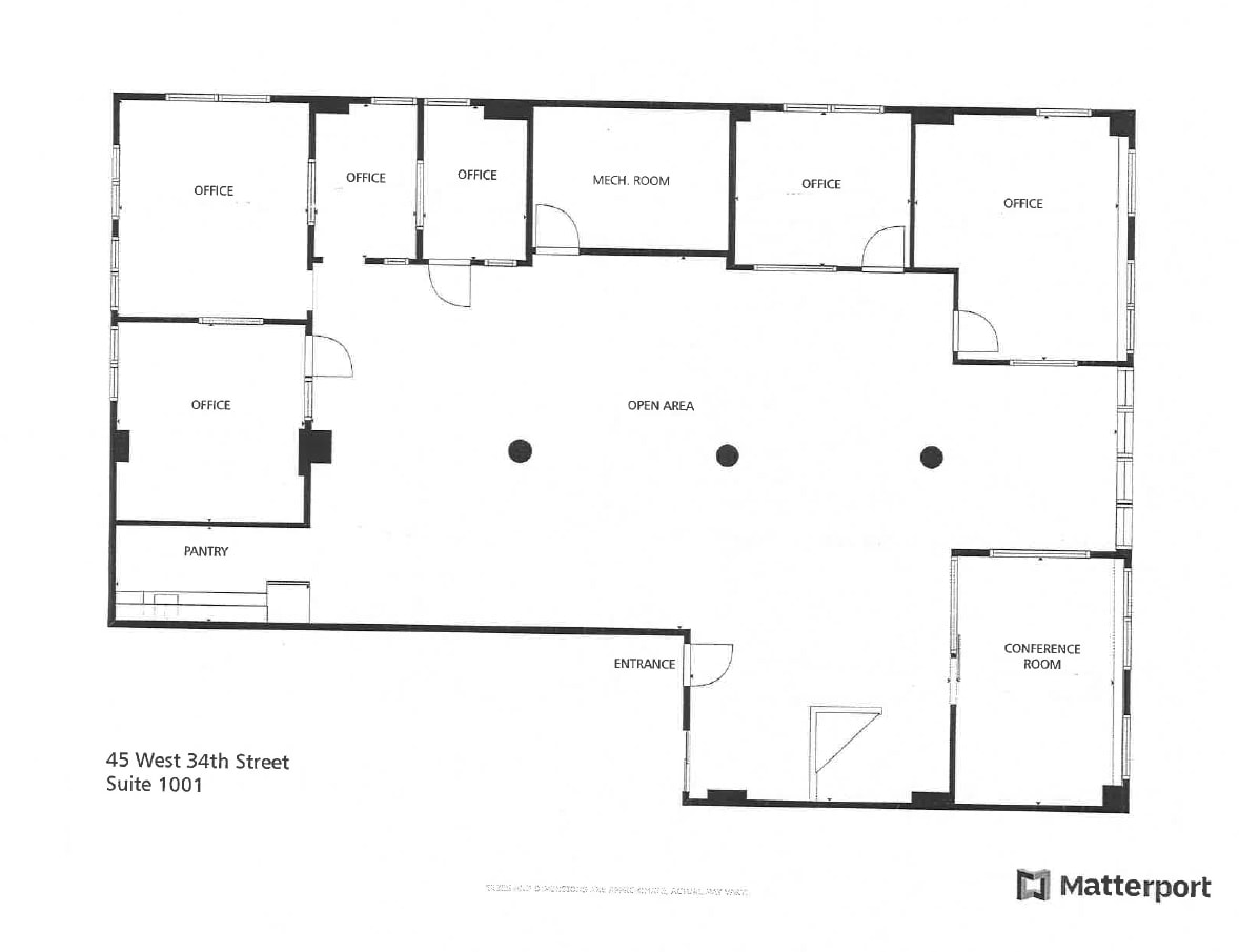 45 W 34th St, New York, NY à louer Plan d’étage– Image 1 sur 1