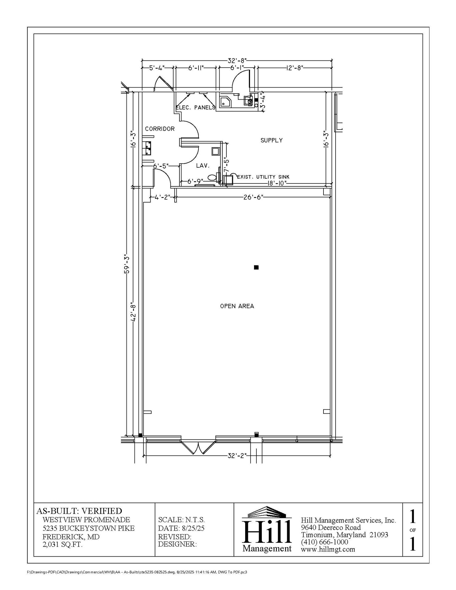 5201-5285 Buckeystown Pike, Frederick, MD à louer Plan d’étage– Image 1 sur 1
