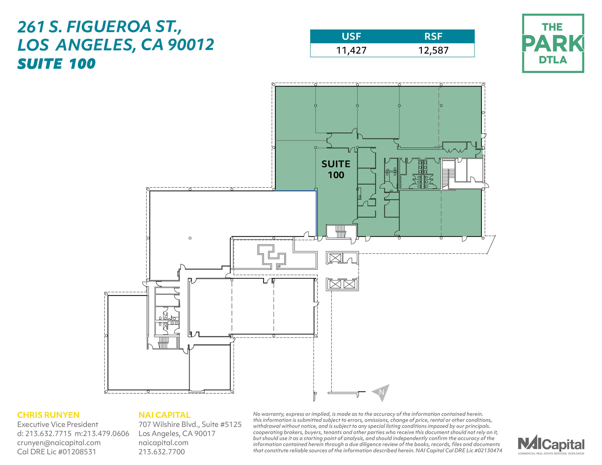 261 S Figueroa St, Los Angeles, CA à louer Plan d’étage– Image 1 sur 2