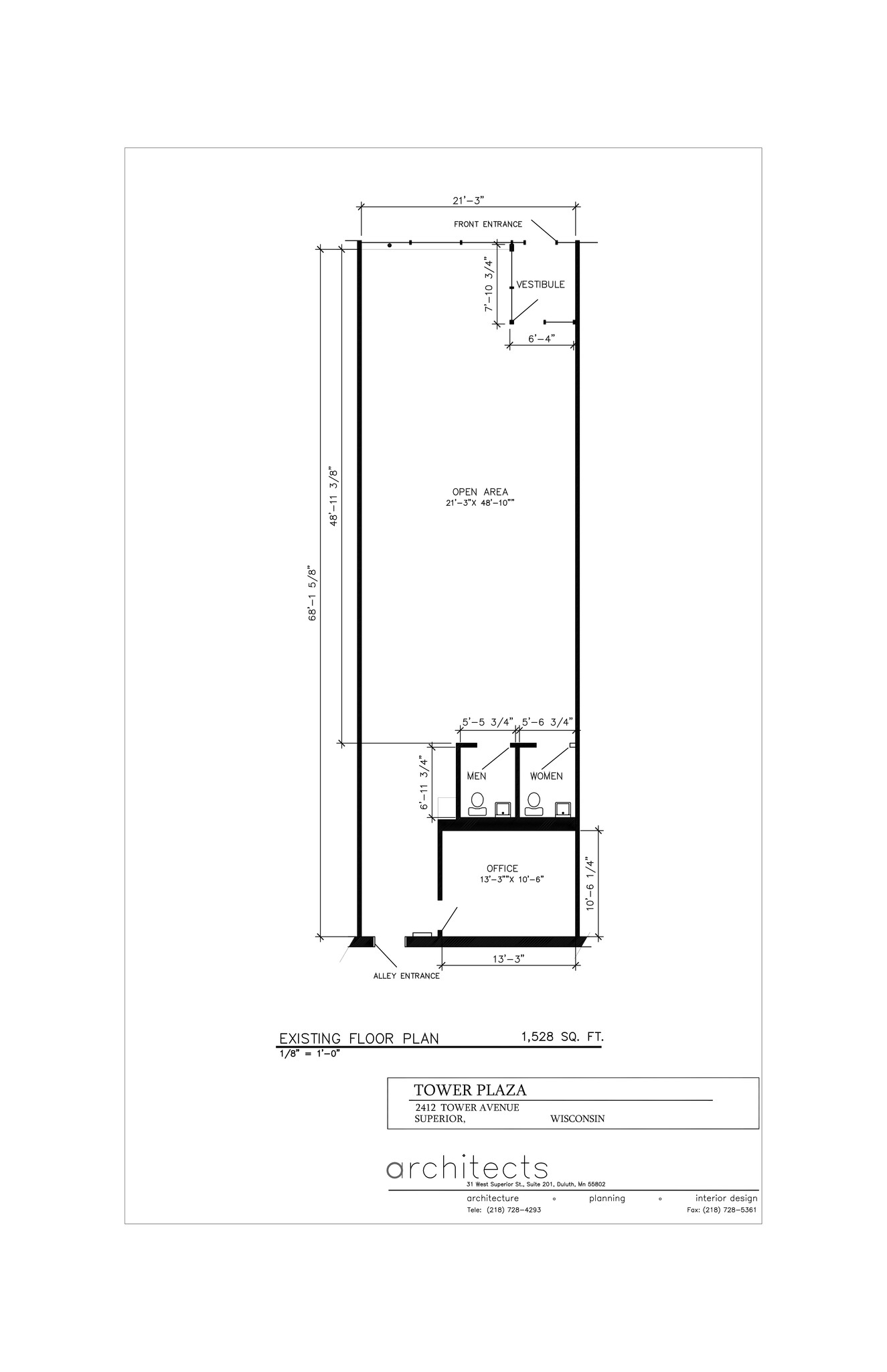 2419-2437 Tower Ave, Superior, WI à louer Plan de site– Image 1 sur 1