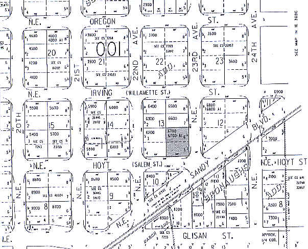 2229-2235 NE Sandy Blvd, Portland, OR à louer - Plan cadastral – Image 2 sur 7