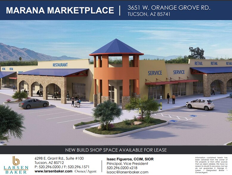 3682 W Orange Grove Rd, Tucson, AZ à louer - Photo principale – Image 1 sur 9