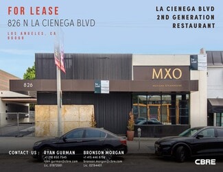 Plus de détails pour 826 N La Cienega Blvd, West Hollywood, CA - Local commercial à louer