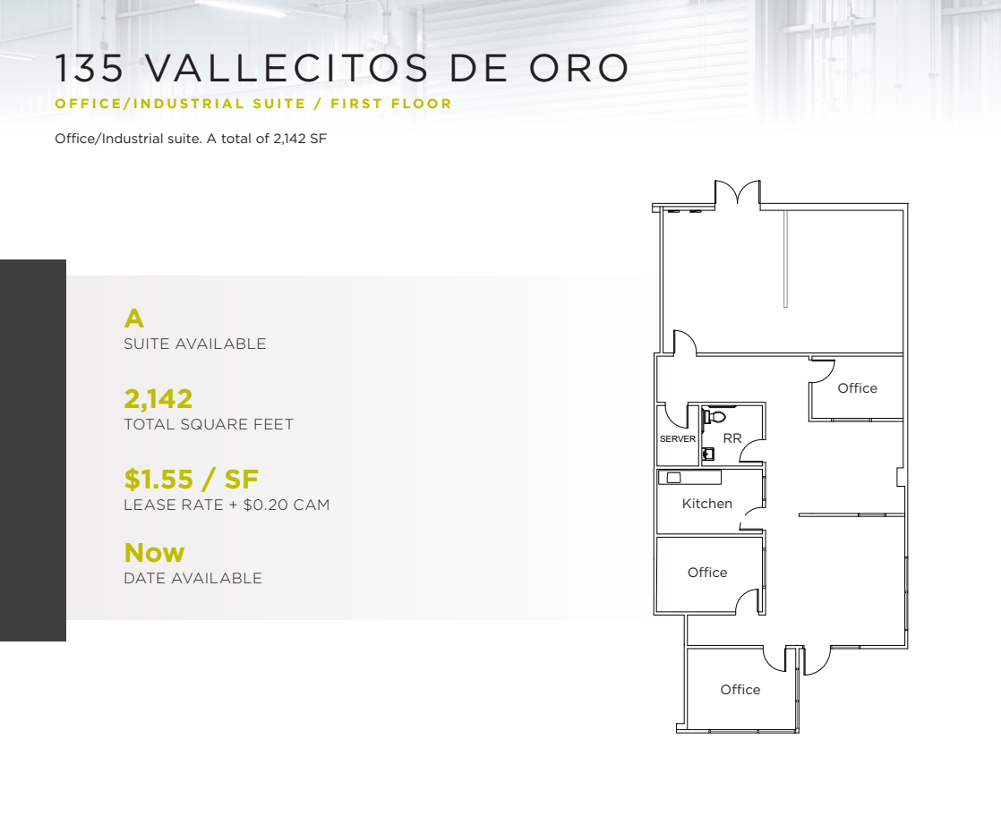 800 Los Vallecitos Blvd, San Marcos, CA à louer Plan d’étage– Image 1 sur 1