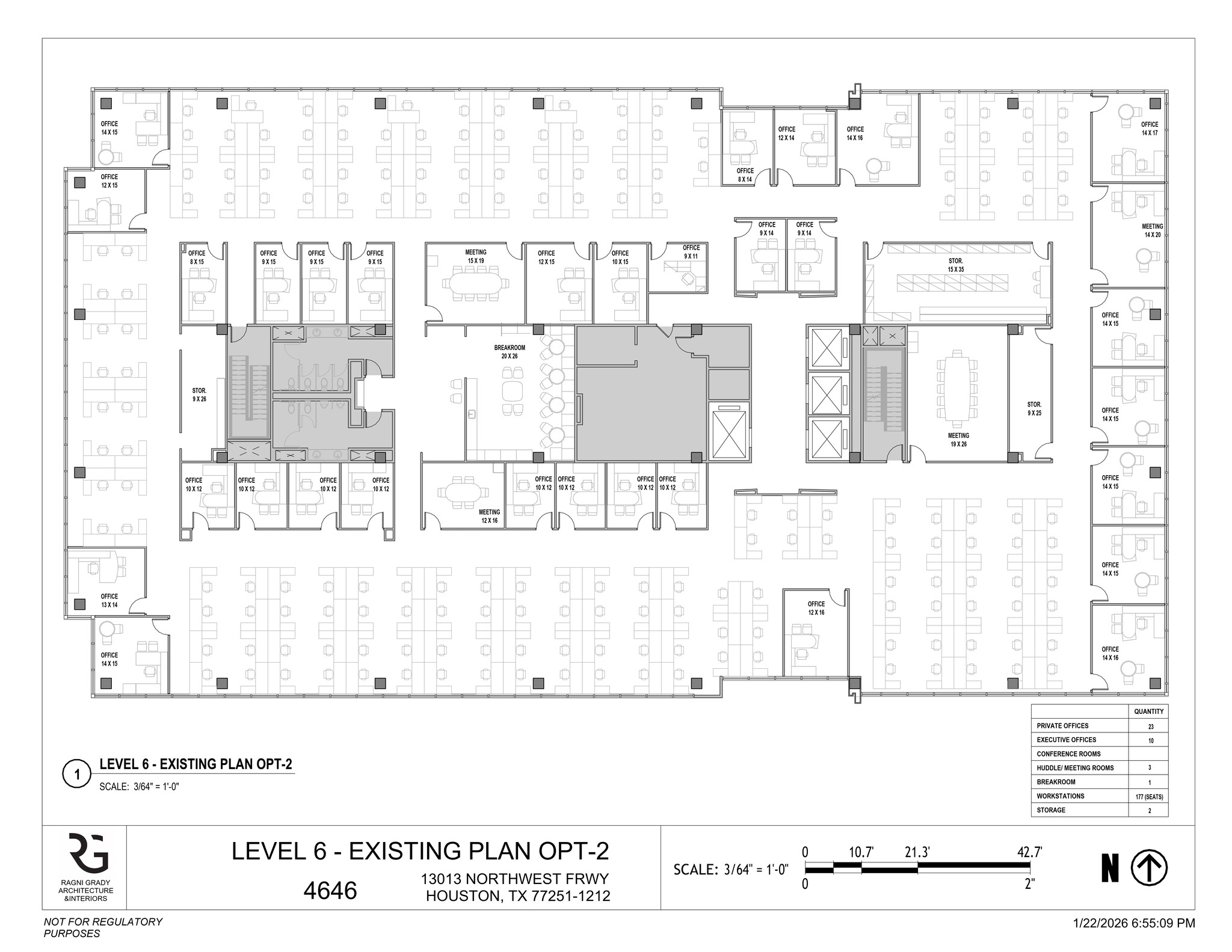 4646 W Sam Houston Pky N, Houston, TX à louer Plan de site– Image 1 sur 1