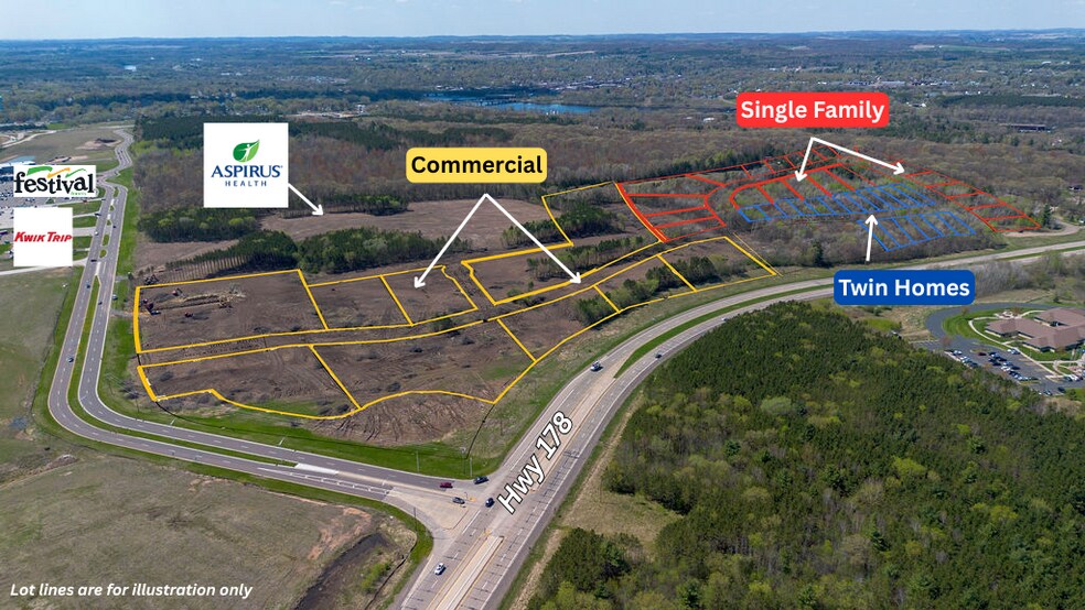 Trail Ridge Rd, Chippewa Falls, WI à vendre - Aérien – Image 3 sur 8