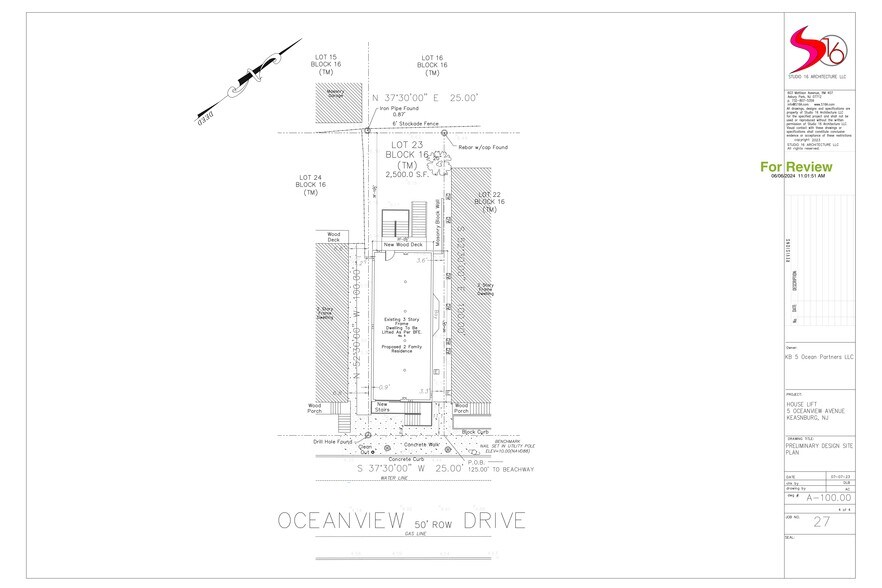 5 Oceanview Ave, Keansburg, NJ à vendre - Plan de site – Image 2 sur 2