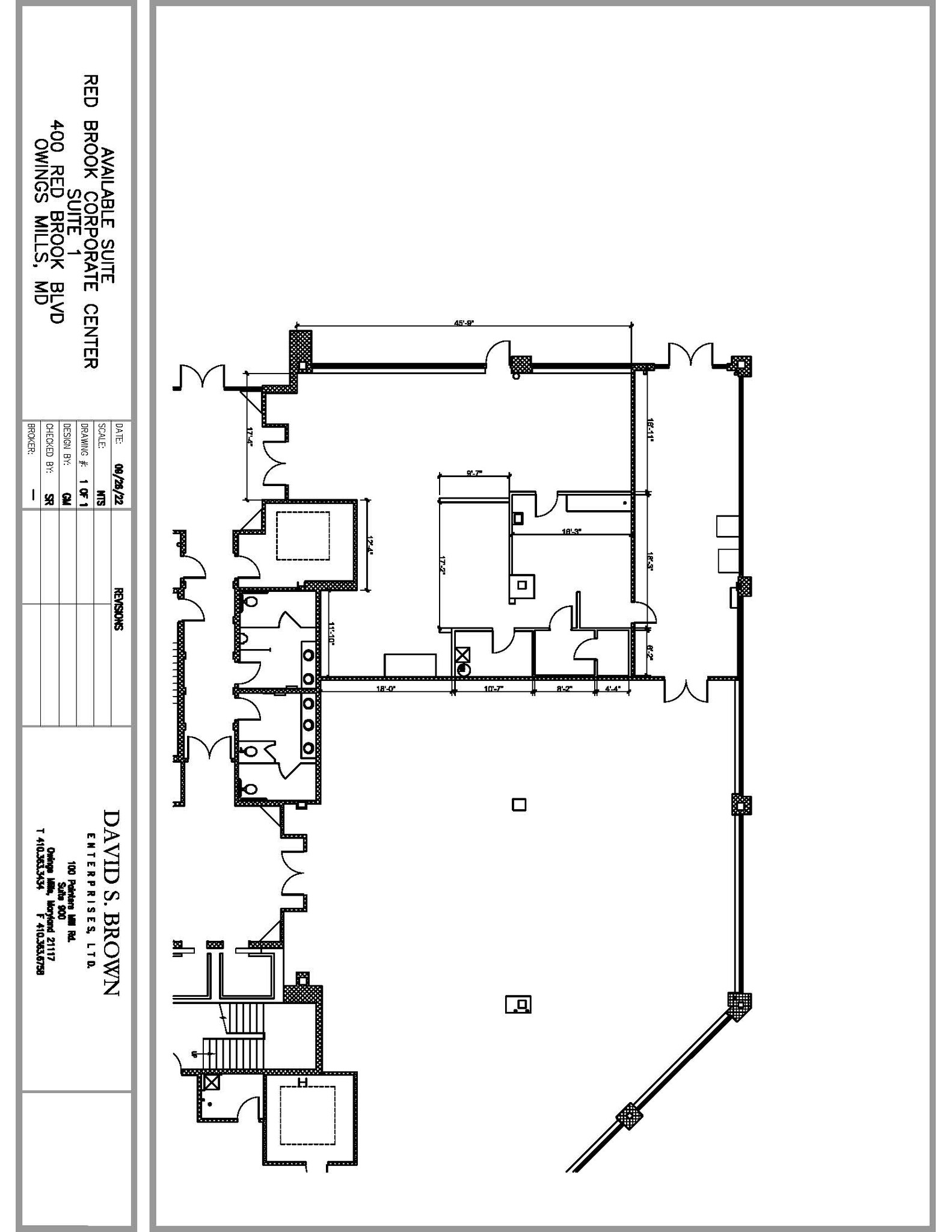 600 Red Brook Blvd, Owings Mills, MD à louer Plan d’étage– Image 1 sur 1