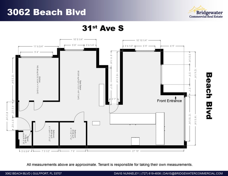 3062 Beach Blvd S, Gulfport, FL à louer - Plan d’étage – Image 2 sur 32