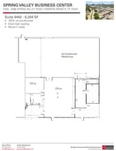 4440-4460 Spring Valley Rd, Dallas, TX à louer Plan d’étage– Image 1 sur 1