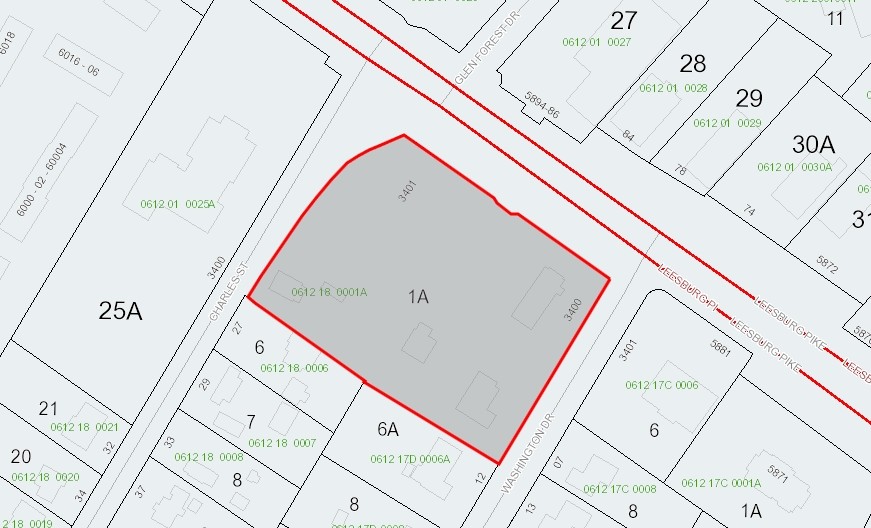 3400 Washington Dr, Falls Church, VA à louer - Plan cadastral – Image 2 sur 8