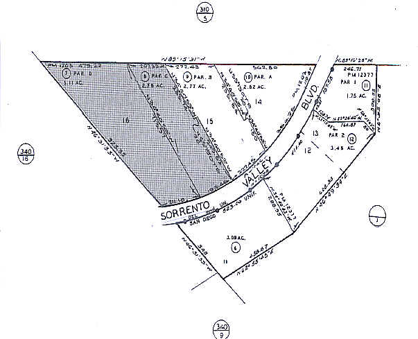 4122 Sorrento Valley Blvd, San Diego, CA à vendre - Plan cadastral – Image 3 sur 3