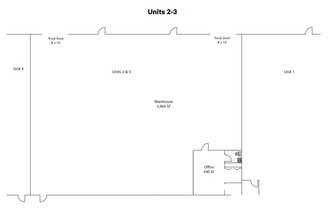 W188N11778-W188N11786 Maple Rd, Germantown, WI à louer Plan d’étage– Image 1 sur 1