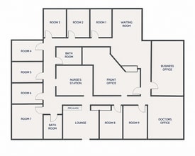 6820 Parkdale Pl, Indianapolis, IN à louer Plan d’étage– Image 1 sur 1
