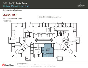 100 Stony Point Rd, Santa Rosa, CA à louer Plan d’étage– Image 1 sur 1