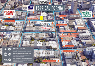 1549 California St, San Francisco, CA - VUE AÉRIENNE  vue de carte