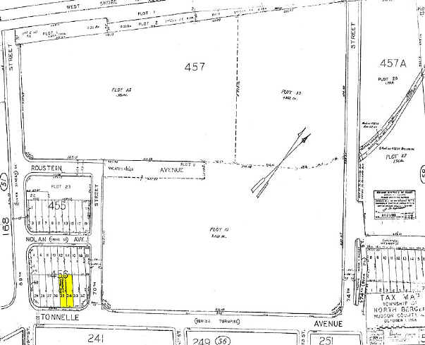 6911 Tonnelle Ave, North Bergen, NJ à vendre - Plan cadastral – Image 2 sur 4