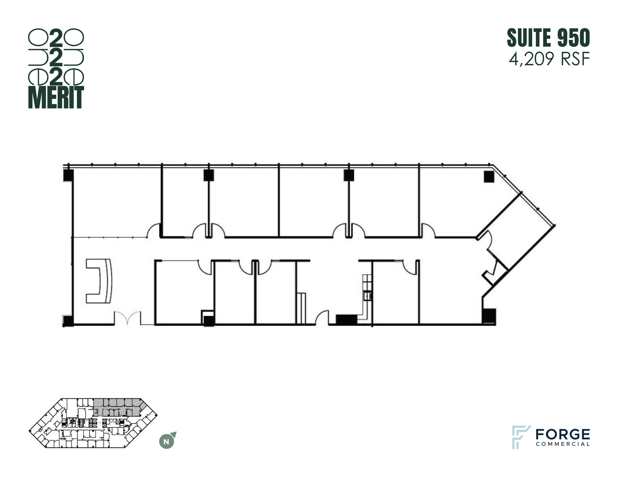 12221 Merit Dr, Dallas, TX à louer Plan d’étage– Image 1 sur 1