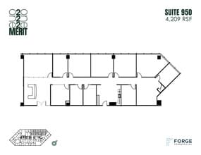 12221 Merit Dr, Dallas, TX à louer Plan d’étage– Image 1 sur 1