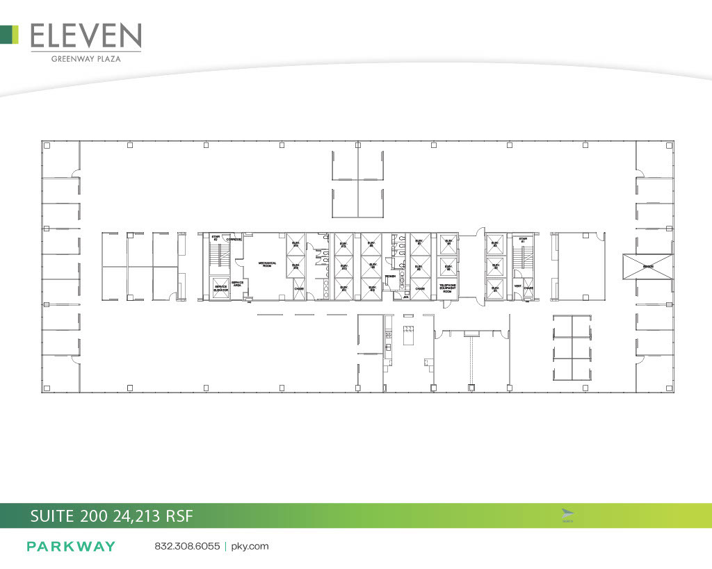 11 Greenway Plz, Houston, TX à louer Plan d’étage– Image 1 sur 1