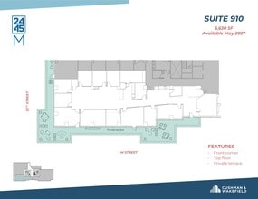 2445 M St NW, Washington, DC à louer Plan d’étage– Image 1 sur 1