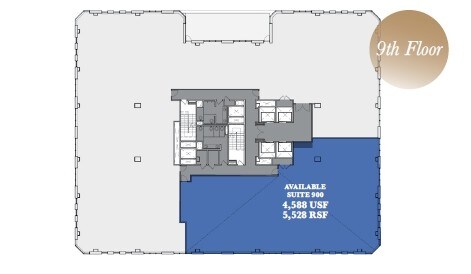 600 N King St, Wilmington, DE à louer Plan d’étage– Image 1 sur 1