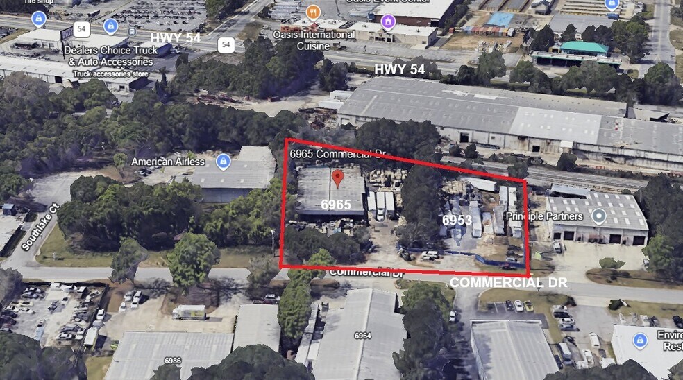 6965 Commercial Dr, Morrow, GA à vendre - Aérien – Image 2 sur 4