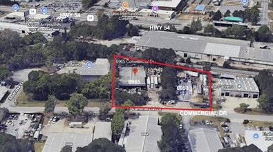 6965 Commercial Dr, Morrow, GA - VUE AÉRIENNE vue de carte