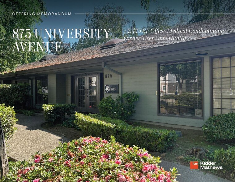 875-885 University Ave, Sacramento, CA à vendre - Photo de l’immeuble – Image 1 sur 9