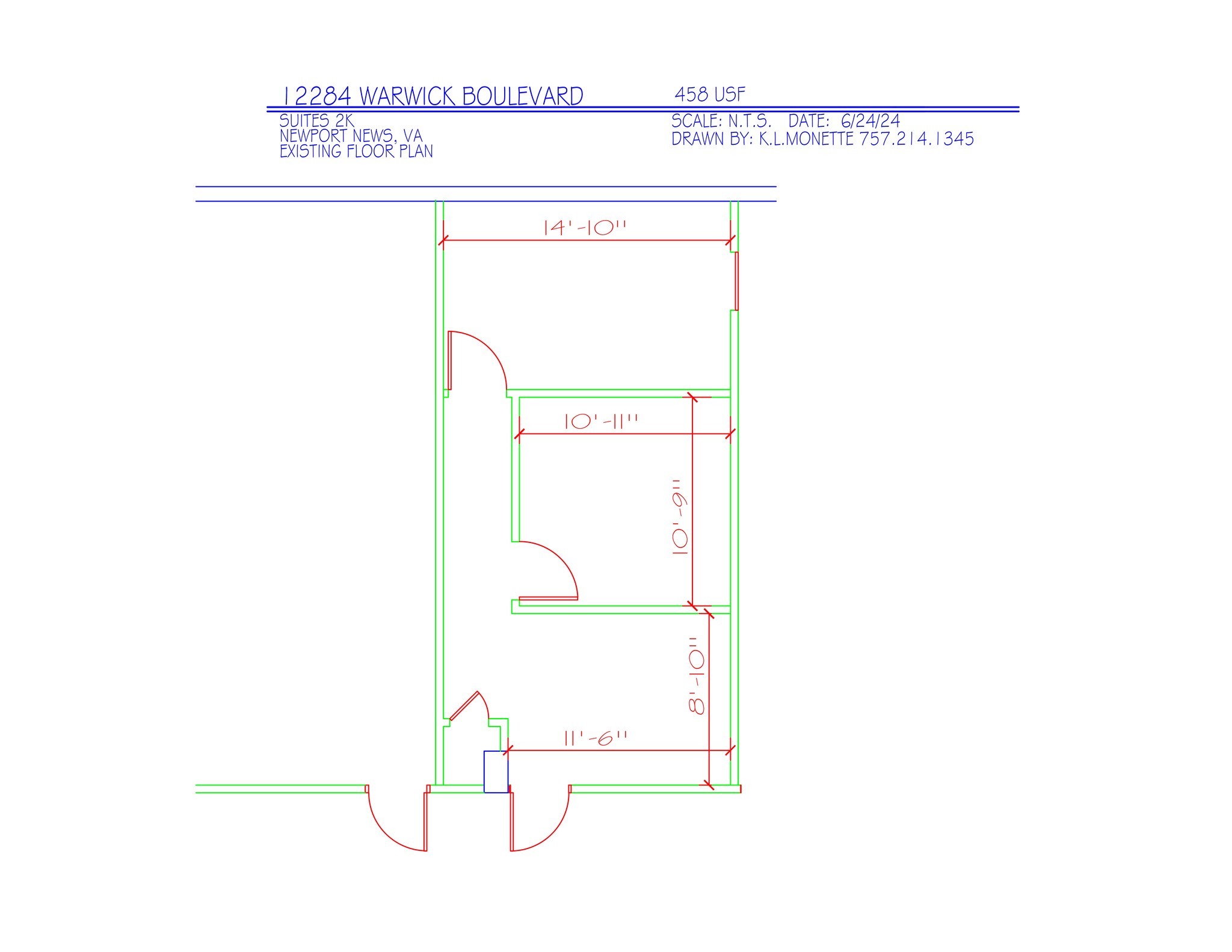 12284 Warwick Blvd, Newport News, VA à louer Plan de site– Image 1 sur 6