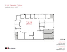 750 Estate Dr, Deerfield, IL à louer Plan d’étage– Image 1 sur 1