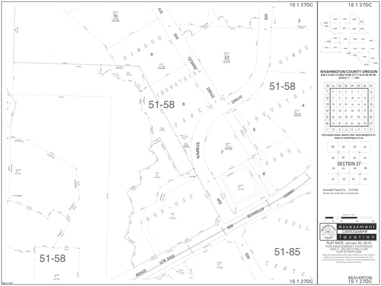 9775 SW Gemini Dr, Beaverton, OR à louer - Plan cadastral – Image 2 sur 2