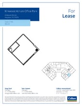 11777 Katy Fwy, Houston, TX à louer Plan d’étage– Image 2 sur 2