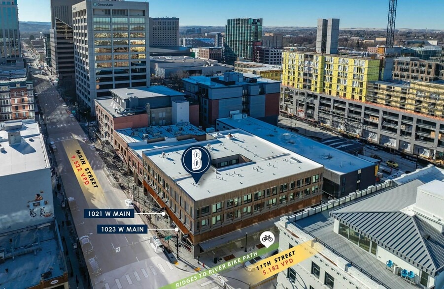 1025 W Main St, Boise, ID à louer - Aérien – Image 3 sur 3
