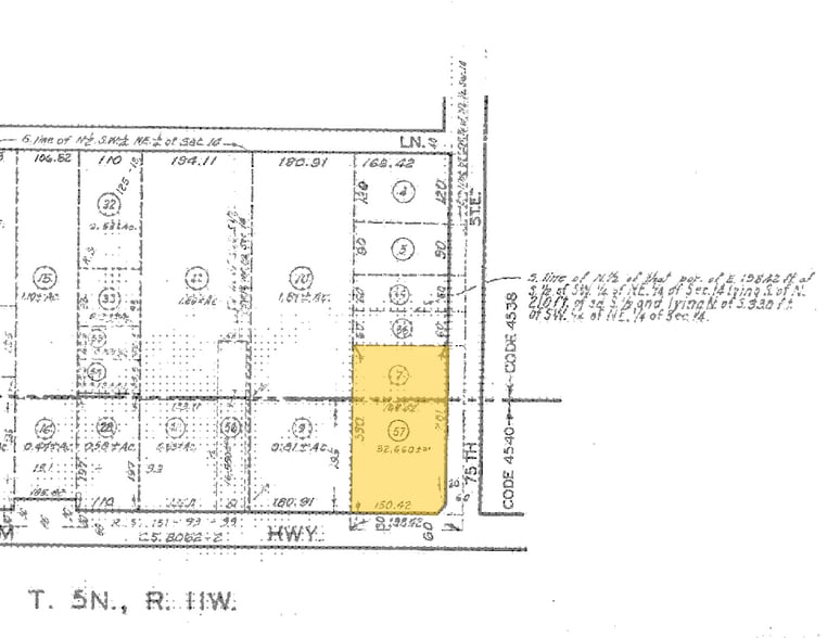 35234 75th St, Littlerock, CA à vendre - Plan cadastral – Image 1 sur 2