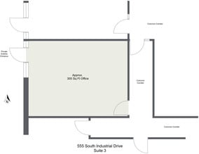 555 S Industrial Dr, Hartland, WI à louer Plan d’étage– Image 1 sur 1