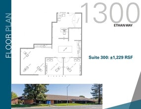1300 Ethan Way, Sacramento, CA à louer Plan d’étage– Image 1 sur 1