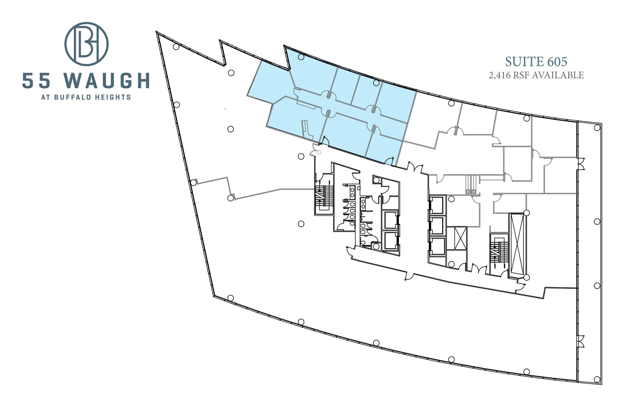 55 Waugh Dr, Houston, TX à louer Plan d’étage– Image 1 sur 1