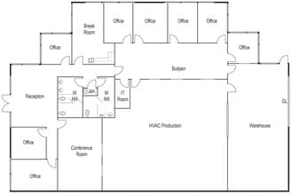 8291 Aero Pl, San Diego, CA à louer Plan d’étage– Image 1 sur 1