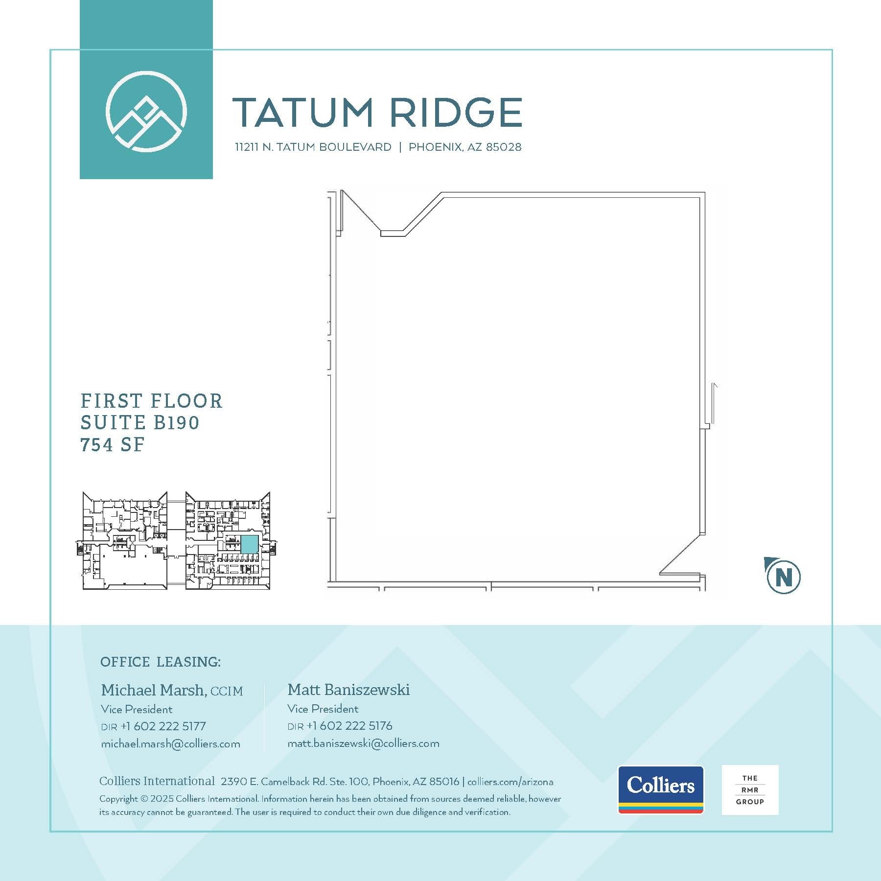 11209 N Tatum Blvd, Phoenix, AZ à louer Plan d’étage– Image 1 sur 1