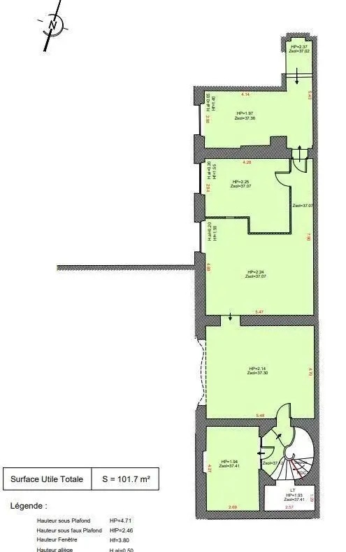 Bureau dans Paris à louer Plan d’étage– Image 1 sur 4