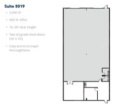 5029-5047 Martin Luther King Fwy, Fort Worth, TX à louer Plan d’étage– Image 1 sur 1