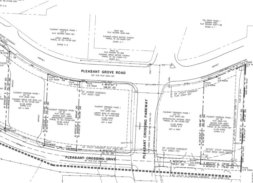 Pleasant Grove Rd. & Pleasant Crossing Blvd, Rogers, AR à vendre - Plan de site – Image 3 sur 3