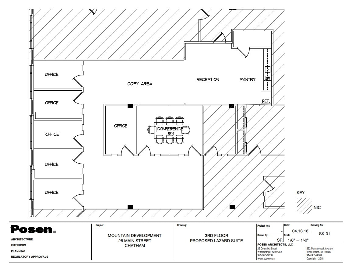 26 Main St, Chatham, NJ à louer Plan d’étage– Image 1 sur 1