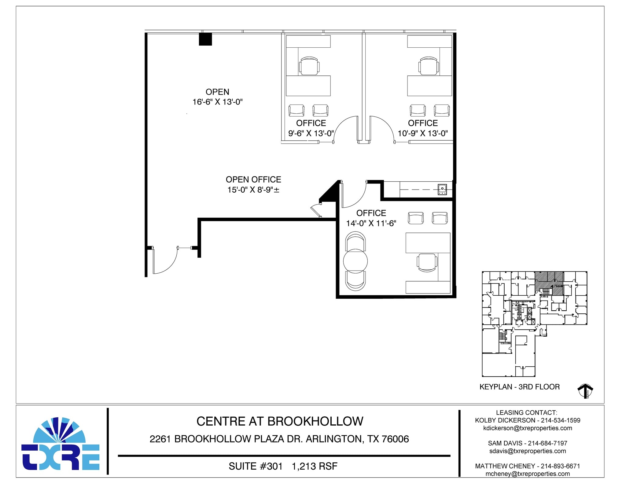 2261 Brookhollow Plaza Dr, Arlington, TX à louer Plan d’étage– Image 1 sur 1