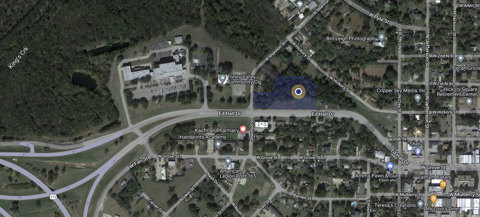 704 Ed Hall Dr, Kaufman, TX à vendre - Aérien – Image 2 sur 5
