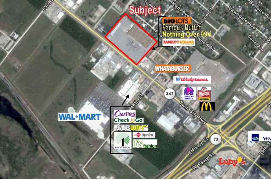 4900-5180 Twin City Hwy, Groves, TX à louer - Photo principale – Image 2 sur 3